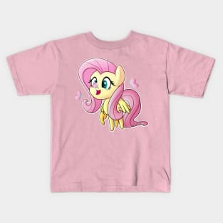 Chibi Fluttershy Kids T-Shirt